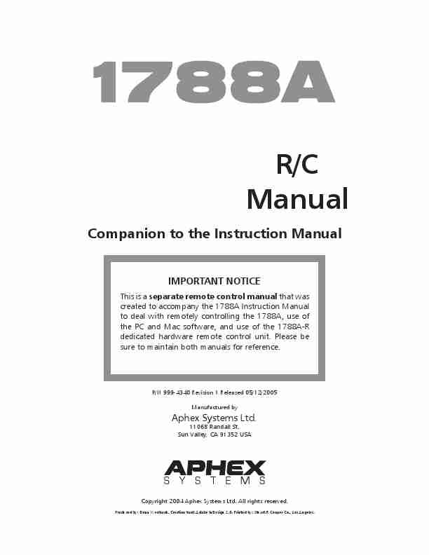 Aphex Systems Universal Remote 1788a-page_pdf